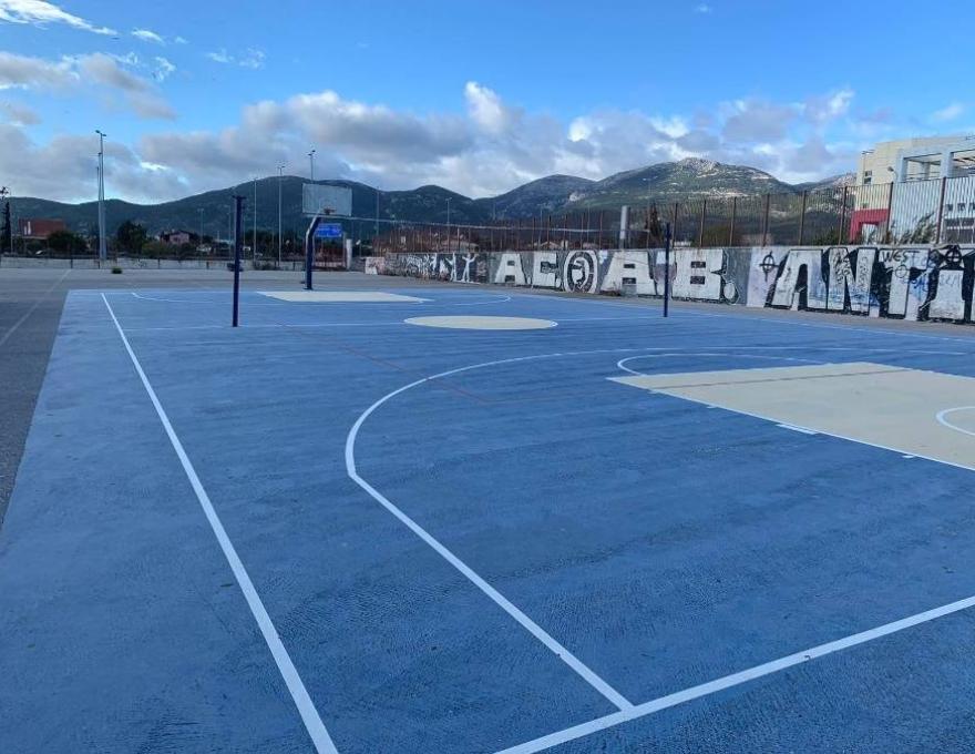 Ανοιχτό Γήπεδο Μπάσκετ Ολυμπιακό Χωριό1