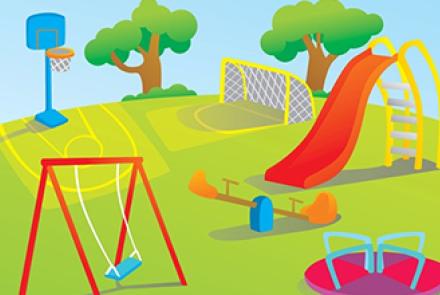 Παιδική χαρά Θρακομακεδόνων (μεγάλη)